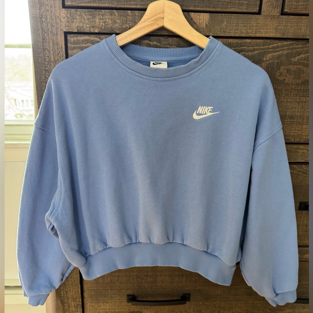 Nike Kids Blue Crew Neck Sweatshirt